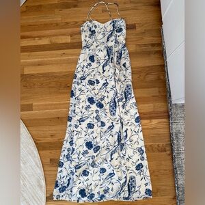 Abercrombie & Fitch Blue Floral Maxi Dress